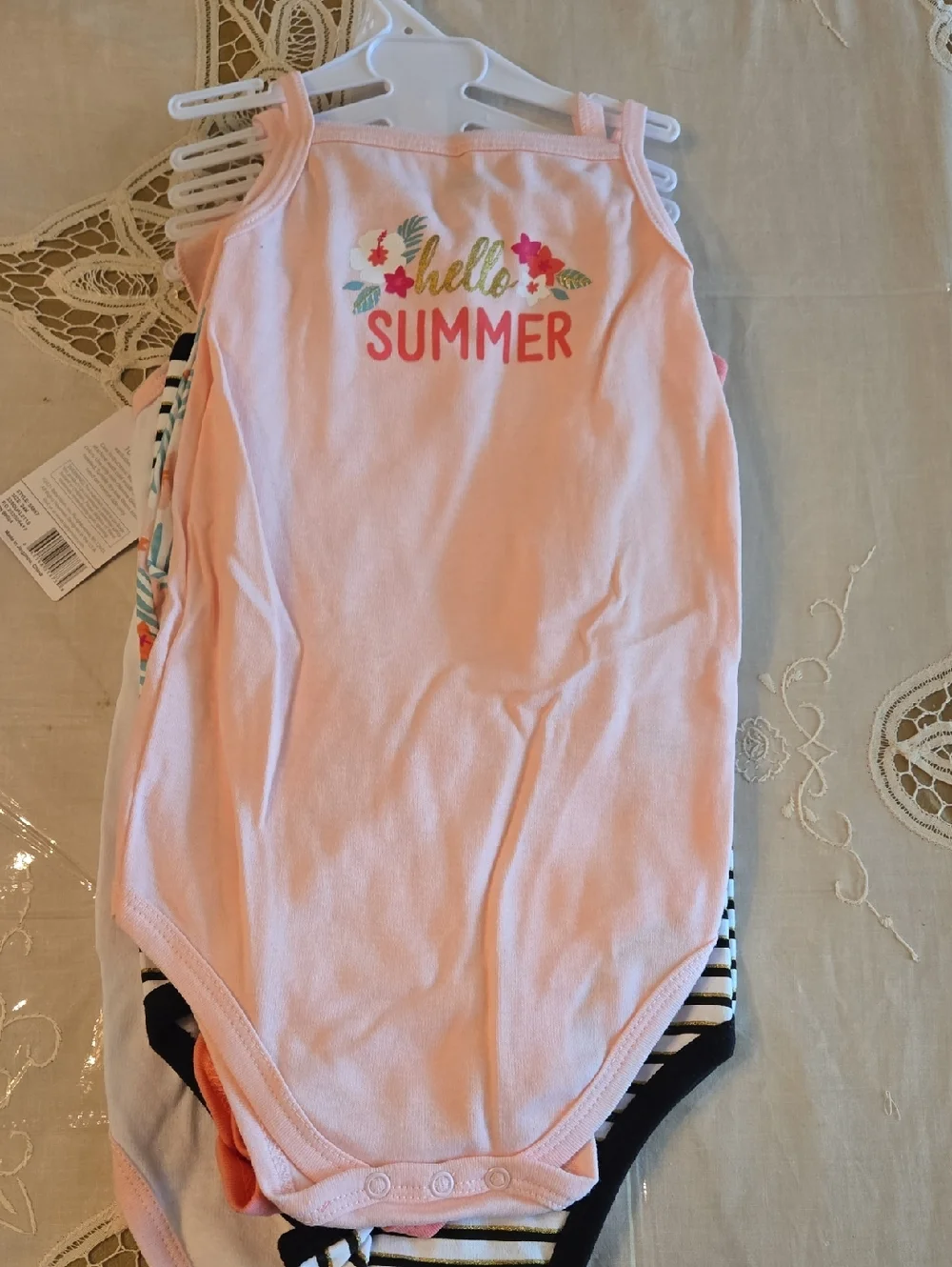 5 PACK - HUDSON BABY SLEEVELESS BODYSUITS - 24 Months